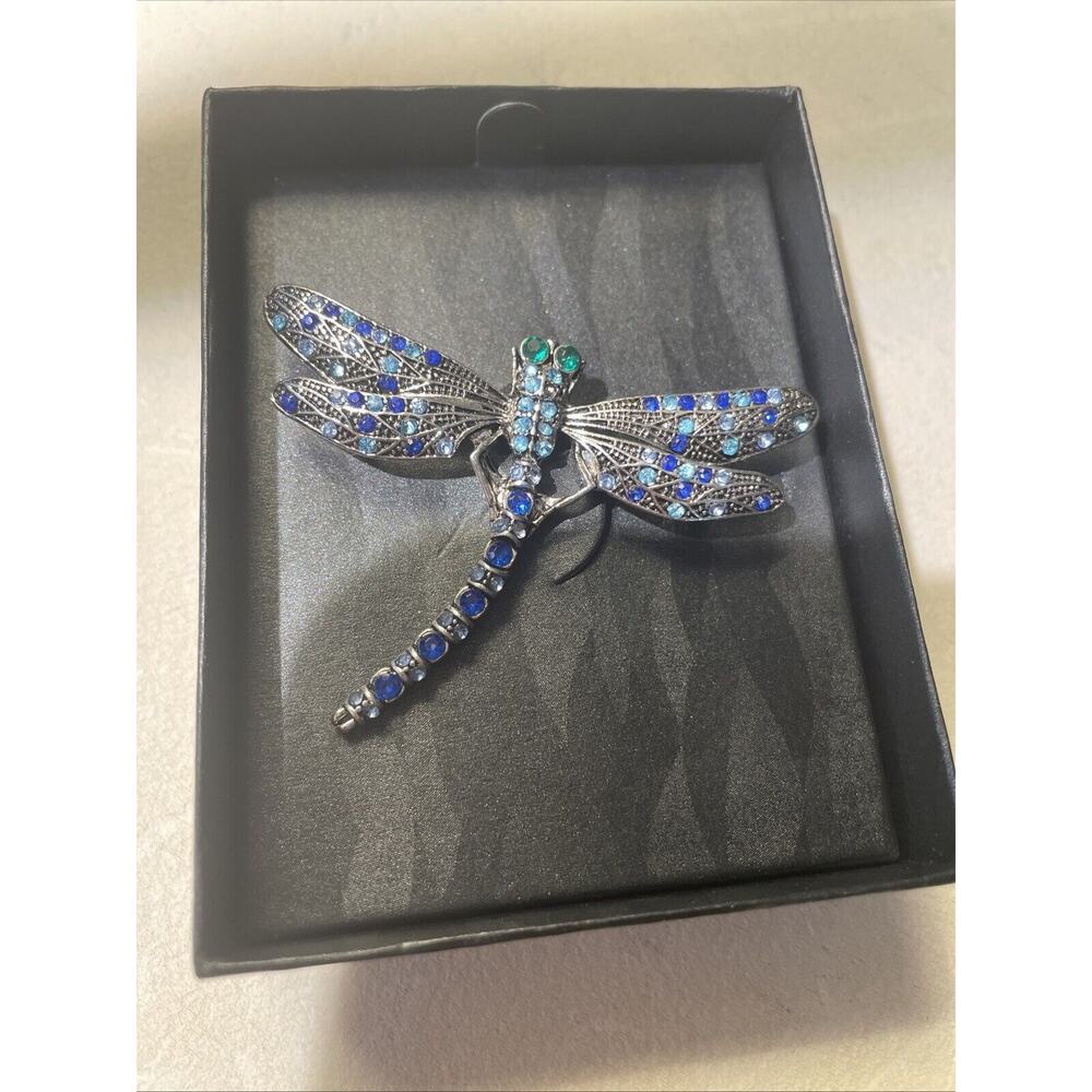 Dragonfly Blue and Green Brooch Pin Fashion Gift Women Costume Jewelry Sears